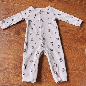 Little Planet Carter’s Organic Cotton Romper 6M Floral Berry Excellent